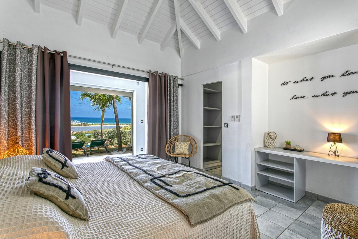 A louer villa vue mer Mont Vernont Saint Martin_ Chambre 3 - 21